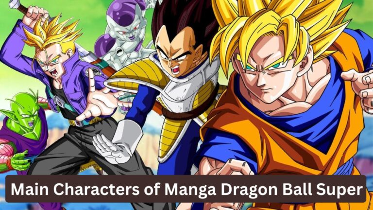 Main Characters of Manga Dragon Ball Super 5 Main characters of Dragon Ball Super